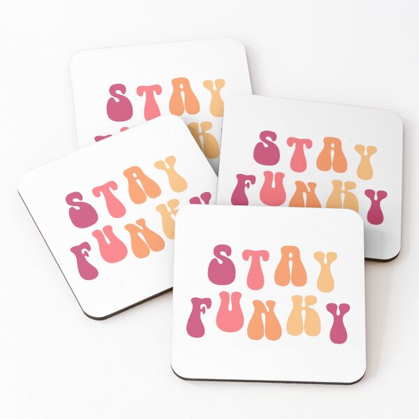 Item preview, Stay Funky Orange and Magenta designed and sold by MadeByBeata.