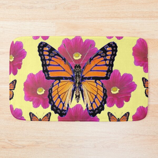 Item preview, MONARCH BUTTERFLIES  FLORAL ABSTRACT PATTERN   designed and sold by sharlesart.