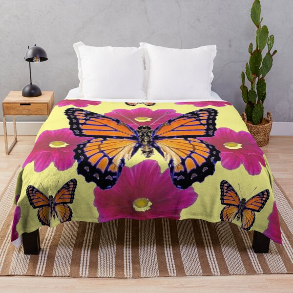 Artikelvorschau, MONARCH-SCHMETTERLINGE ABSTRAKTES BLUMENMUSTER entworfen und verkauft von sharlesart.