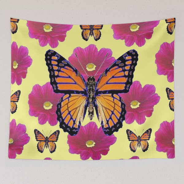 Artikelvorschau, MONARCH-SCHMETTERLINGE ABSTRAKTES BLUMENMUSTER entworfen und verkauft von sharlesart.