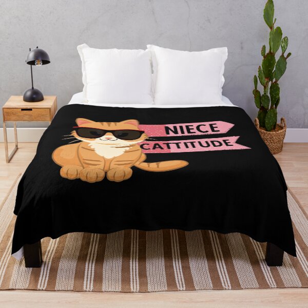 Item preview, NIECE CATTITUDE - Funny Cat Pictures with cat sayings and captions designed and sold by FunnyCatsFam.