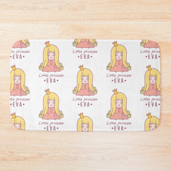 Item preview, Little princess Eva | Blonde girl with a crown on her head and a bag sits on the couch  designed and sold by AnnaRuz.