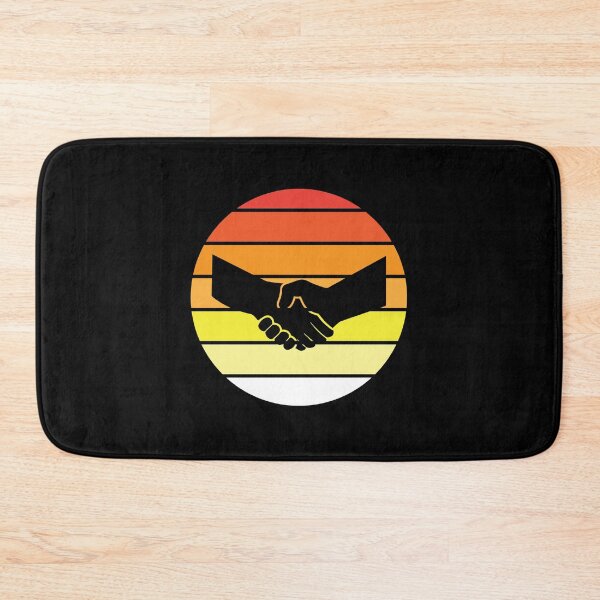 Item preview, Shaking hands - circle, sunset designed and sold by Mohja-Design.