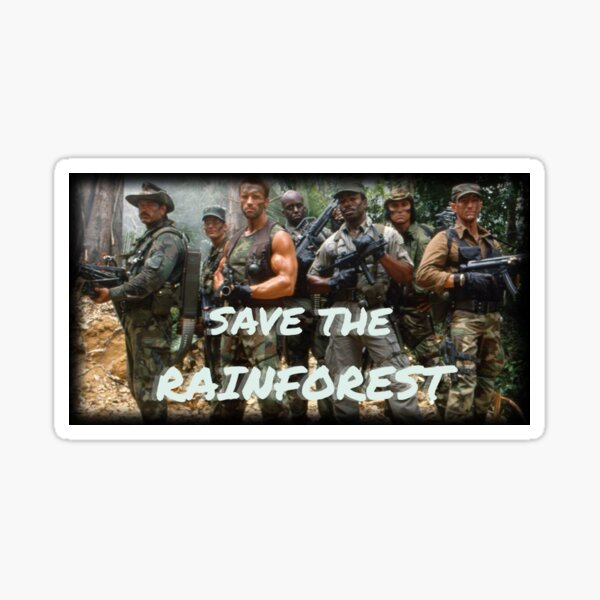 Item preview, Save the Rainforest by Arnold Schwarzenegger designed and sold by EinsamerBaum.