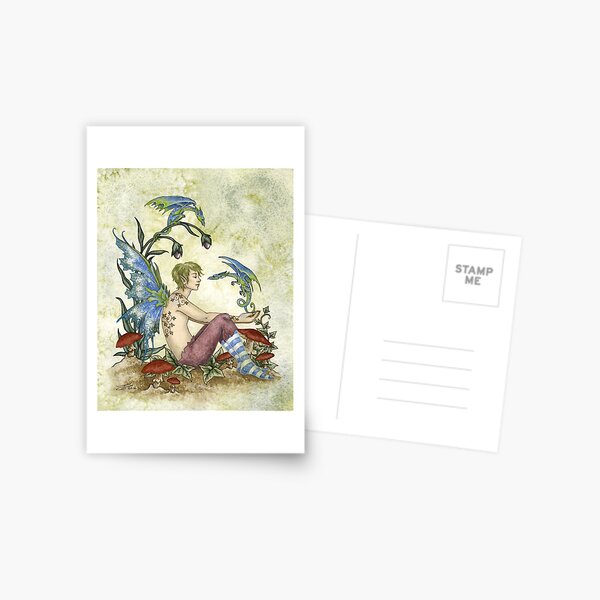 Item preview, A Boy And His Dragons designed and sold by AmyBrownArt.