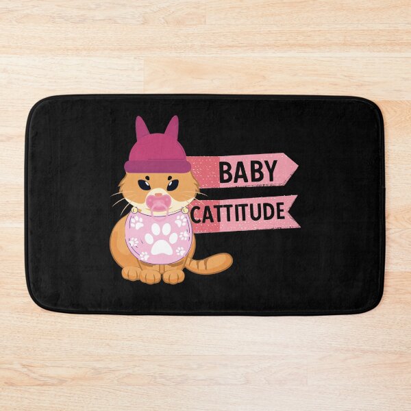 Item preview, BABY CATTITUDE - Funny Cat Pictures with cat sayings and captions designed and sold by FunnyCatsFam.