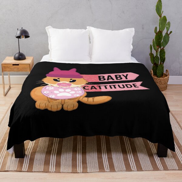 Item preview, BABY CATTITUDE - Funny Cat Pictures with cat sayings and captions designed and sold by FunnyCatsFam.