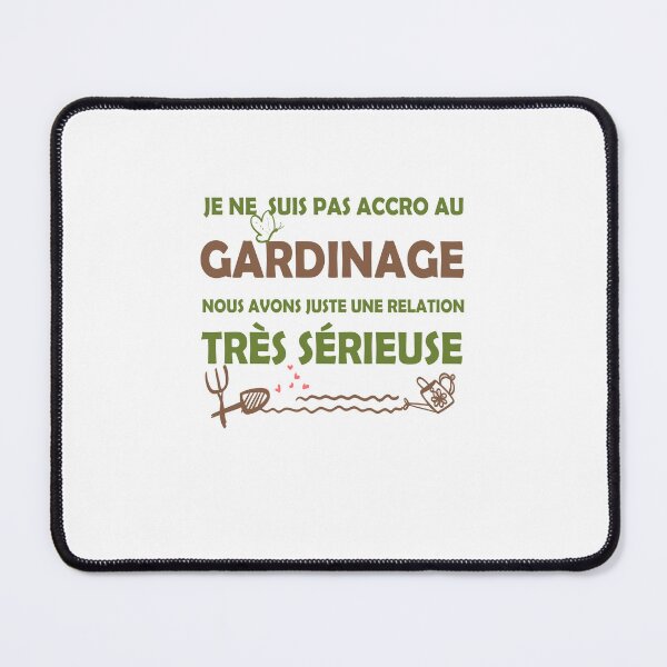 Item preview, je ne suis pas accro au gardinage nous avons juste une relation très serieuse Jardinage Jardinier Retraite Jardin illustation mamy Humour designed and sold by KHELISTORE.