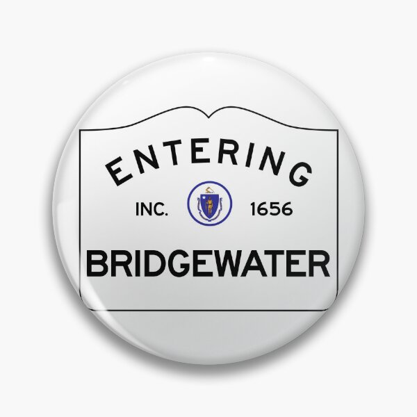 Item preview, Entering Bridgewater Massachusetts - Commonwealth of Massachusetts Road Sign  designed and sold by NewNomads.