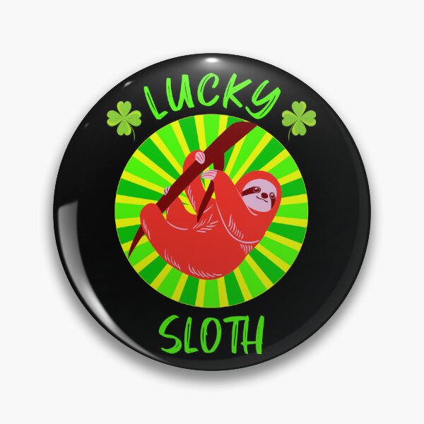Item preview, St. Patrick's Day Lucky Sloth designed and sold by ACC .