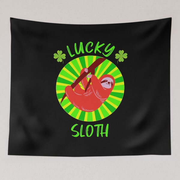 Item preview, St. Patrick's Day Lucky Sloth designed and sold by ACC .