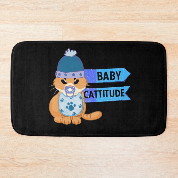 Item preview, BABY CATTITUDE - Funny Cat Pictures with cat sayings and captions designed and sold by FunnyCatsFam.