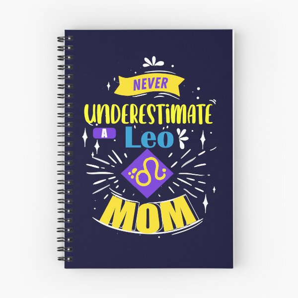 Item preview,  Never Underestimate A Leo Mom Zodiac Sign Women Support Quote Design Yellow Blue Purple Stars Strong Mom Leo Symbol   designed and sold by Violetsun11.
