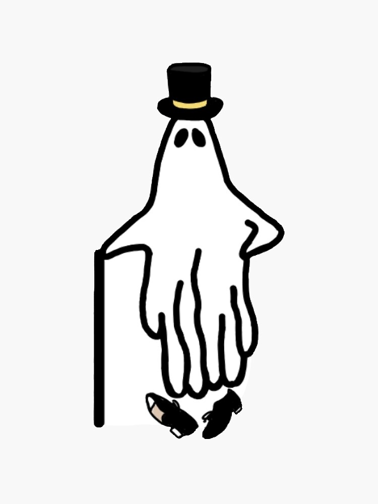 "Tap Dancing Ghost" Sticker for Sale by belleeee3 Redbubble