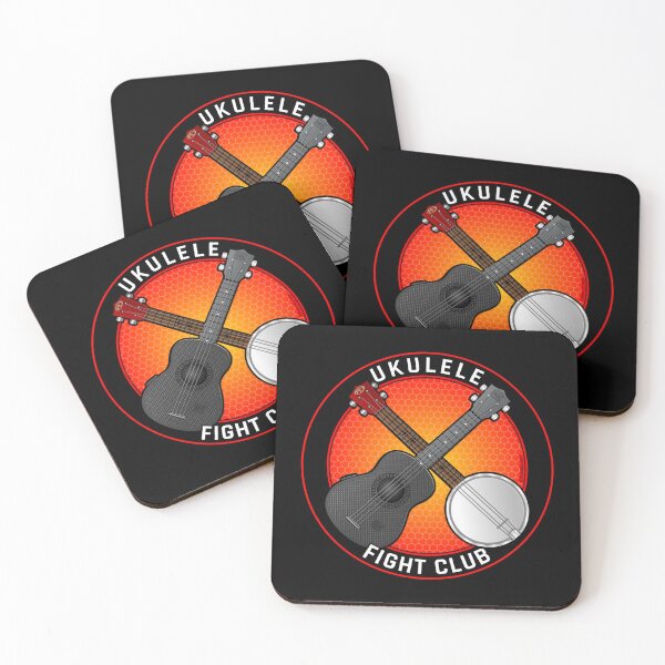 Item preview, Banjolele - Ukulele Fight Club Sticker designed and sold by AlmaHolland8.