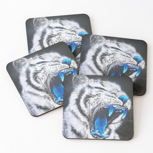 Item preview, Blue tiger graffiti on the street in Novi Sad designed and sold by PicHuang.