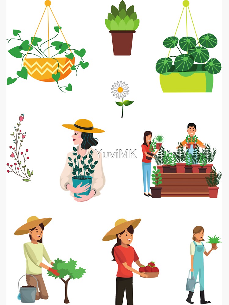 Spring Seasonal Stickers and Magnets Sticker for Sale by YuviMK