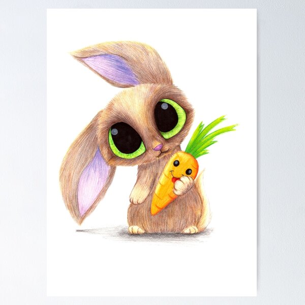 Cute rabbit Poster