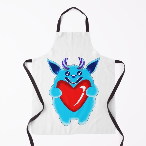 Item preview, Blue Cotton Monster With Heart designed and sold by missmann.