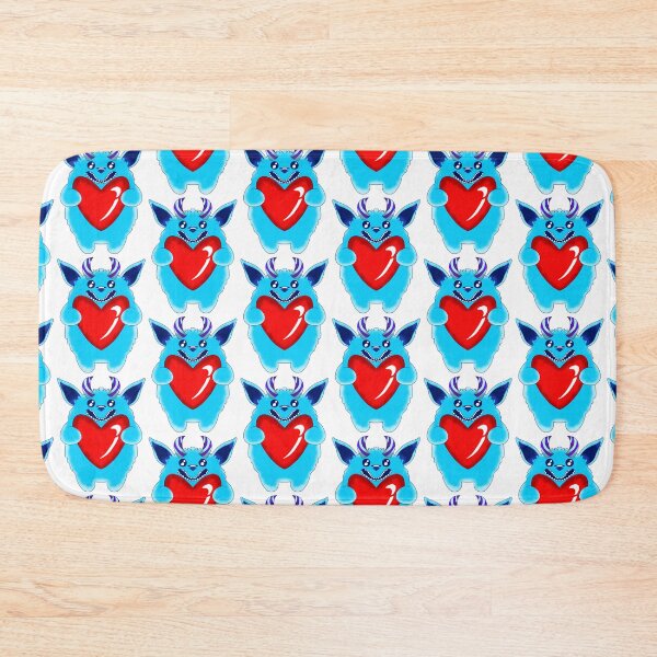 Item preview, Blue Cotton Monster With Heart designed and sold by missmann.