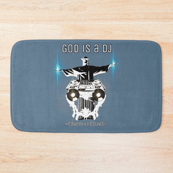 Item preview, God is a DJ. Black and White. designed and sold by SerafinDesign.