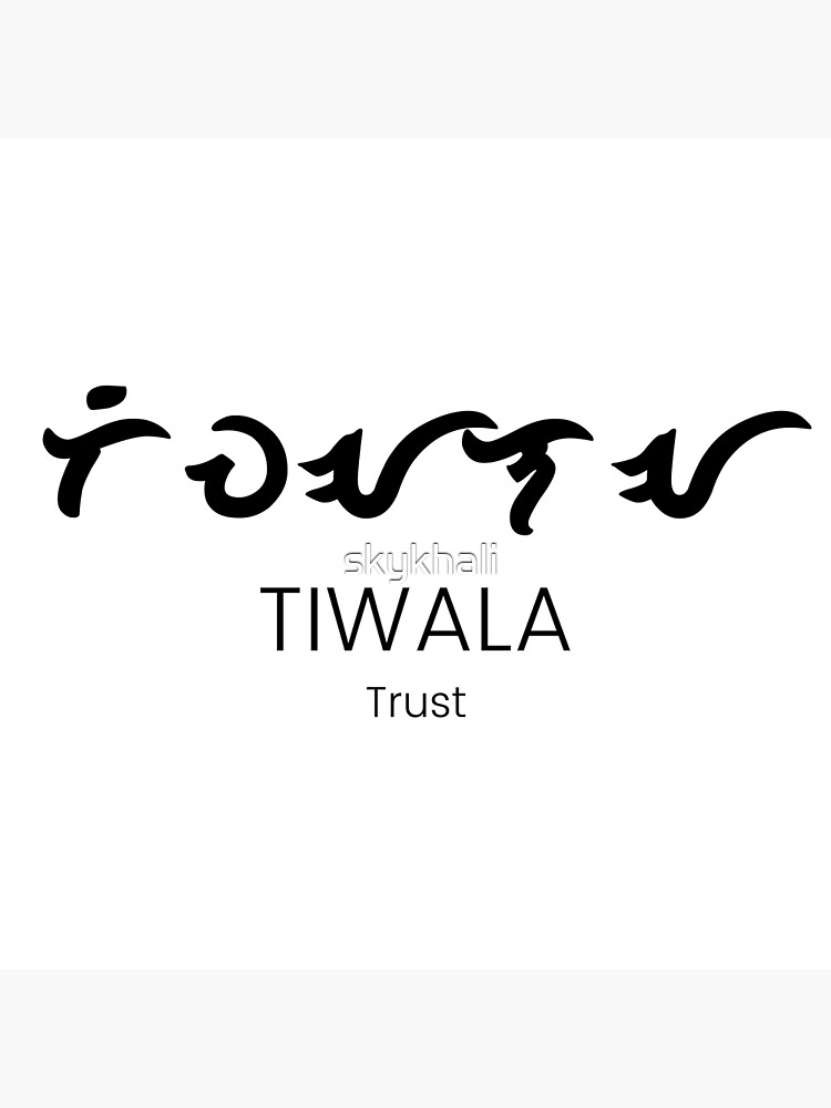 Baybayin Word Tiwala Trust Philippines Flag Proud Fil - vrogue.co