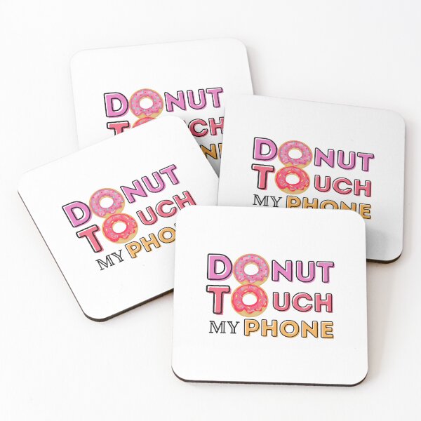 Item preview, Cool Donut Touch My Phone designed and sold by RihabPrint.