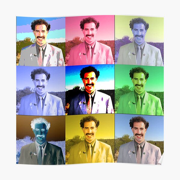 Borat Collage Poster