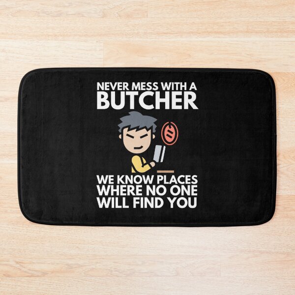 Item preview, butcher designed and sold by T-shirtgallery.