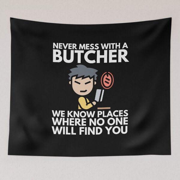 Item preview, butcher designed and sold by T-shirtgallery.