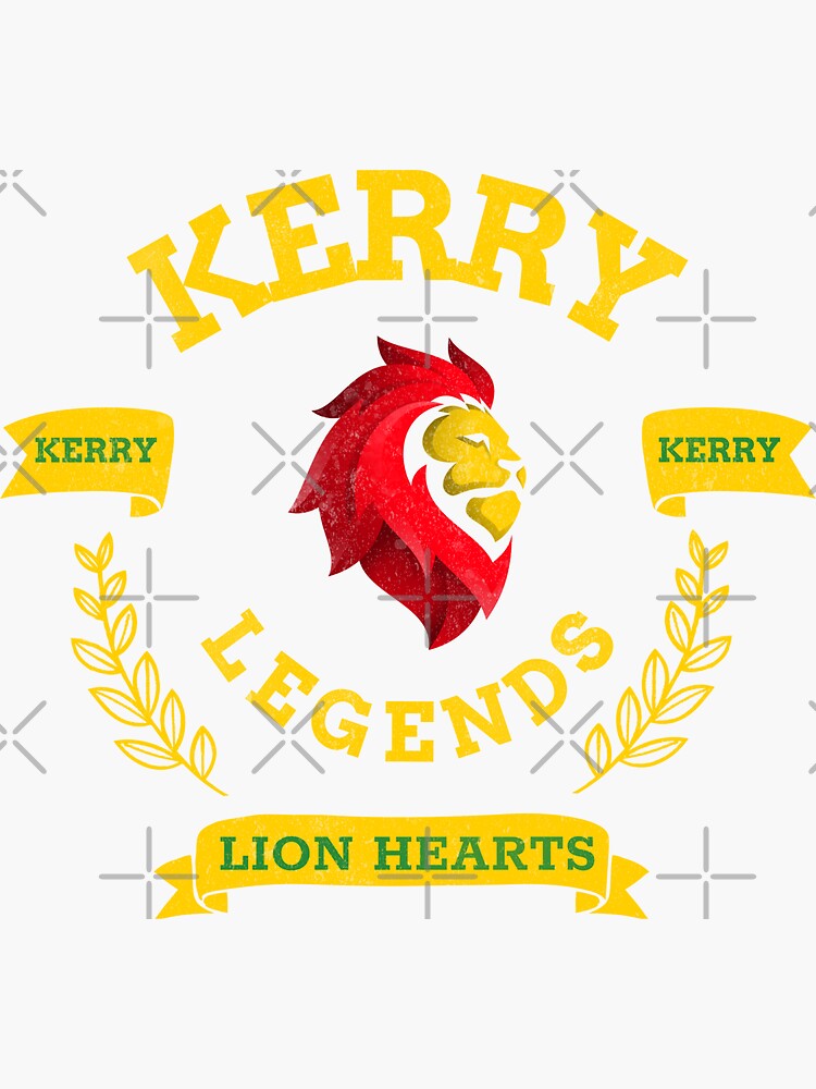 Kerry Legends Lion Hearts Sticker For Sale By Paulireland2022 Redbubble