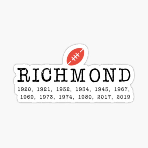 Item preview, Richmond Tigers Premiership Years Classic T-Shirt designed and sold by alishaston.