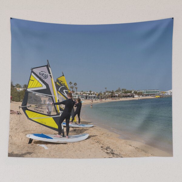 Item preview, Corralejo Wind Surfers  designed and sold by hawkie.