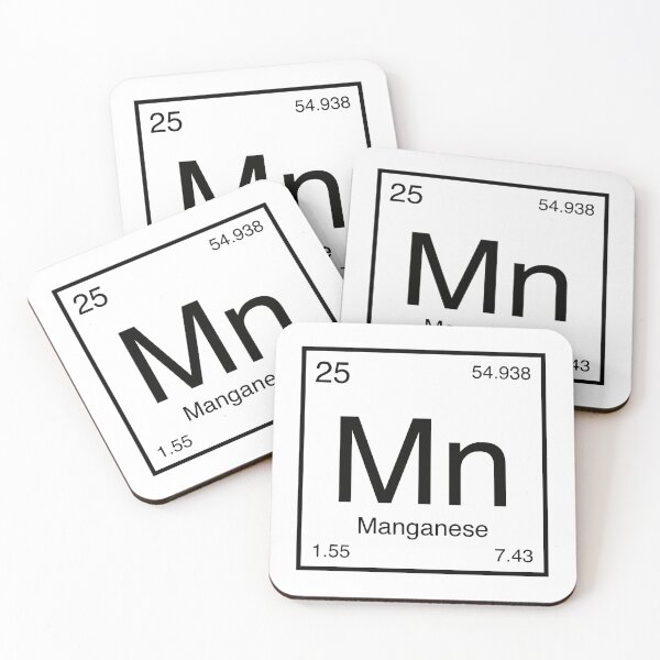 Item preview, Manganese Element (black) designed and sold by AllAboutScience.