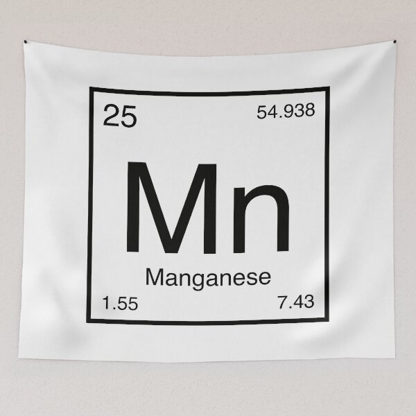 Item preview, Manganese Element (black) designed and sold by AllAboutScience.