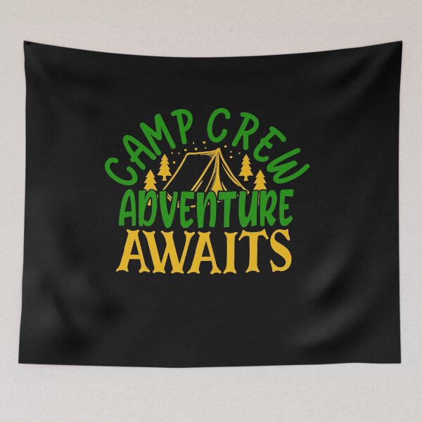 Item preview,  Camp crew, camper gift idea, camper humor designed and sold by lapolonaise.