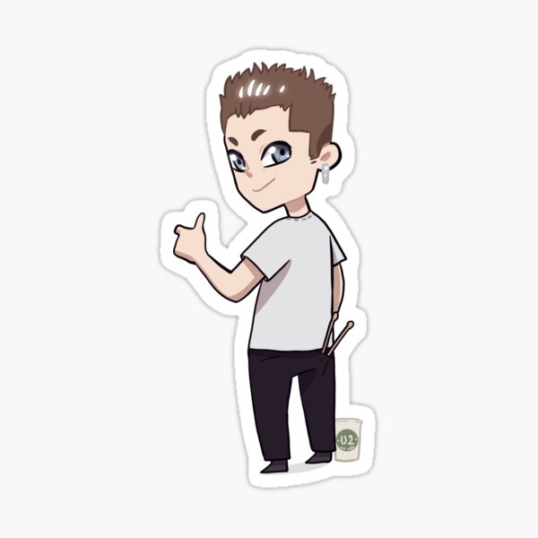 Drummer Thumbs up Sticker