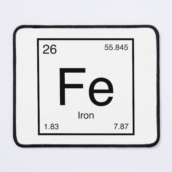 Item preview, Iron Element (black) designed and sold by AllAboutScience.