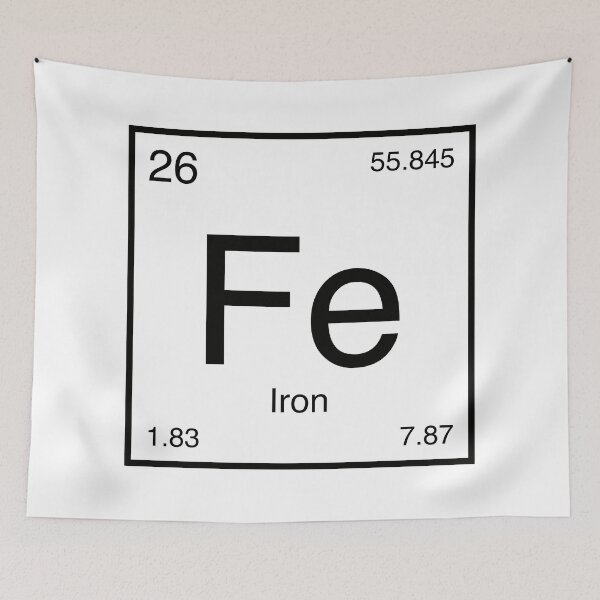 Item preview, Iron Element (black) designed and sold by AllAboutScience.