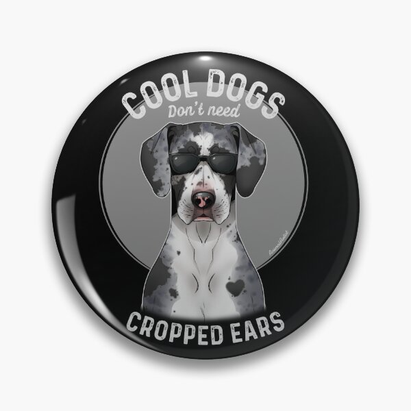 Item preview, Cool dogs don’t need cropped ears - Merle Great Dane designed and sold by Art by RK (prev. AnimalArtist).