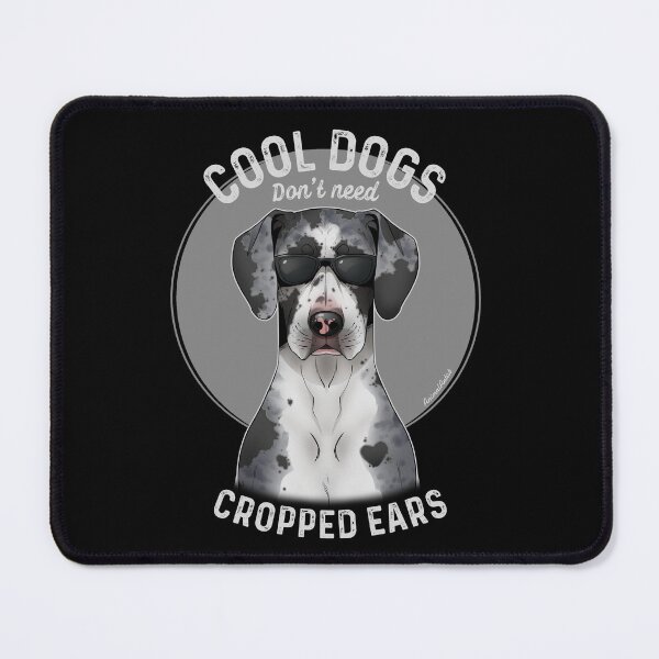 Item preview, Cool dogs don’t need cropped ears - Merle Great Dane designed and sold by Art by RK (prev. AnimalArtist).