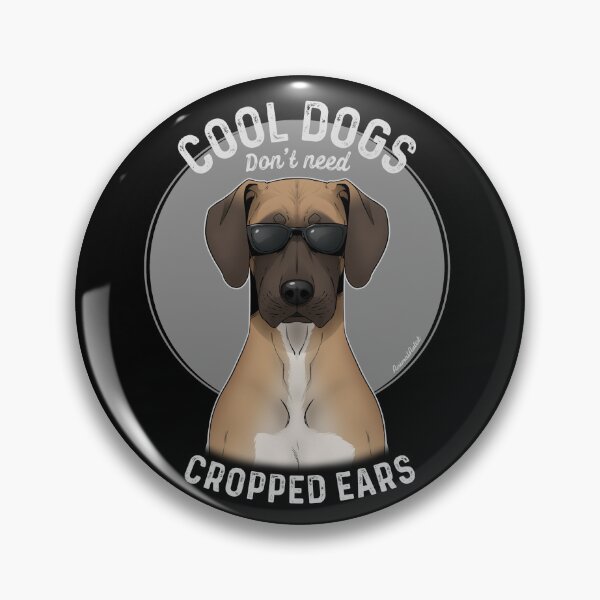 Item preview, Cool dogs don’t need cropped ears - Fawn Great Dane designed and sold by Art by RK (prev. AnimalArtist).