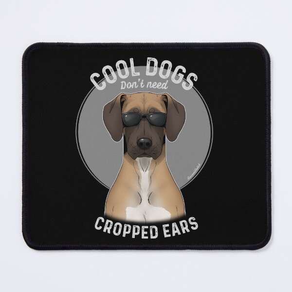 Item preview, Cool dogs don’t need cropped ears - Fawn Great Dane designed and sold by Art by RK (prev. AnimalArtist).