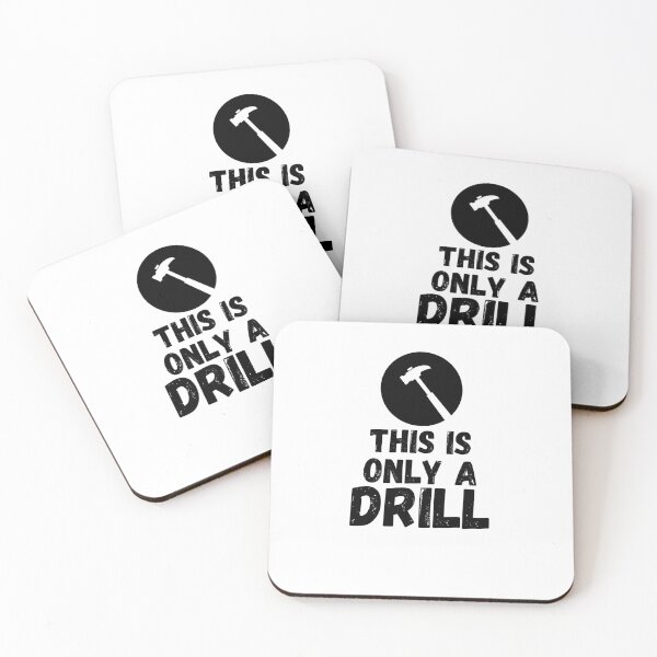 Item preview, Funny Humor This is Only a Drill Hammer Saying designed and sold by Run to Creations.