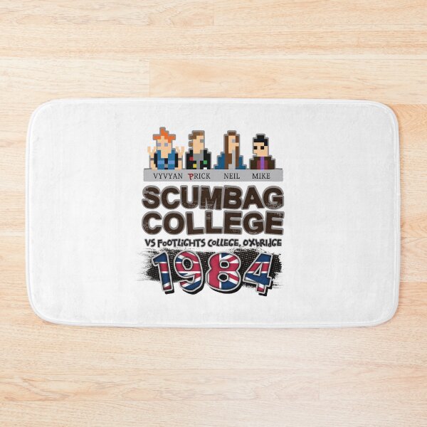 Item preview, SCUMBAG COLLEGE VS Footlights, Oxbridge - Vyvyan, Rick, Neil, Mike  - Pixel Art - The Young Ones Inspired designed and sold by RetroTeeStudio.