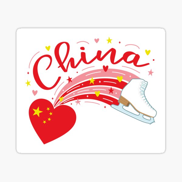 Item preview, Figure Skating China (White Background) designed and sold by TripleTriple.