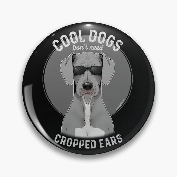 Item preview, Cool dogs don’t need cropped ears - Blue Great Dane designed and sold by Art by RK (prev. AnimalArtist).