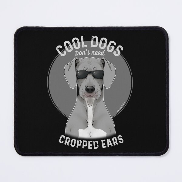 Item preview, Cool dogs don’t need cropped ears - Blue Great Dane designed and sold by Art by RK (prev. AnimalArtist).