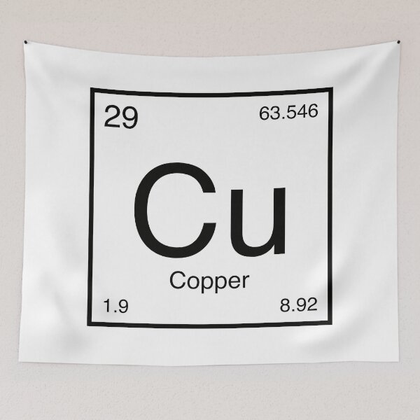 Item preview, Copper Element (black) designed and sold by AllAboutScience.