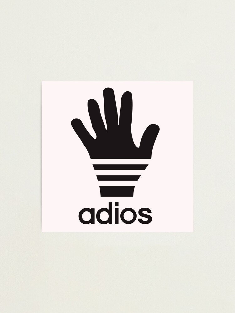 adios adidas logo